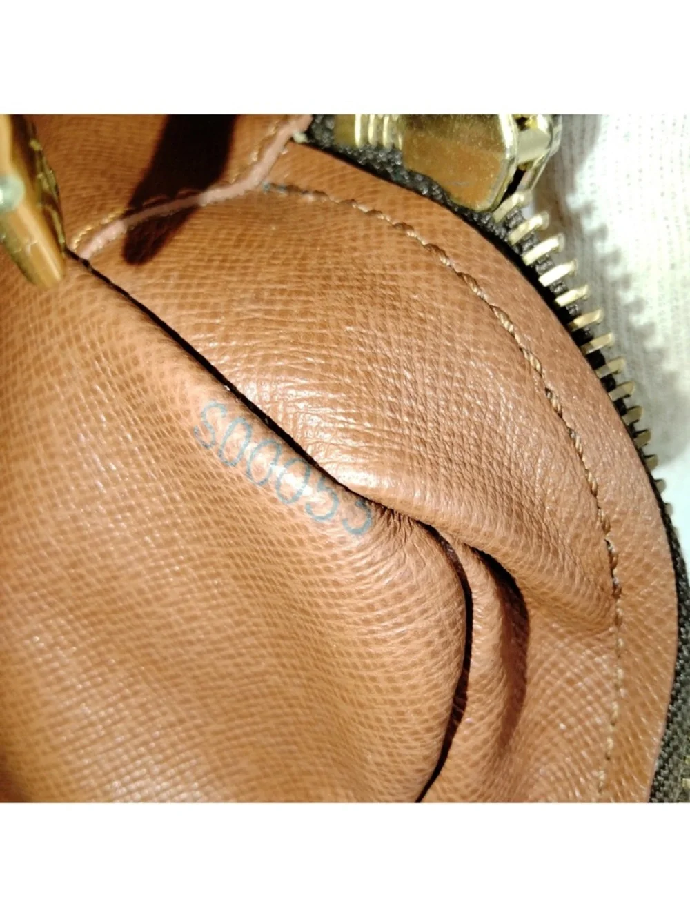 Louis Vuitton Monogram Canvas Brown Tan Crossbody Bag